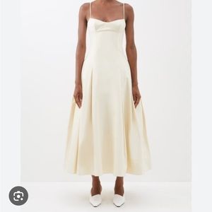 Khaite Robyn Cotton Twill Dress